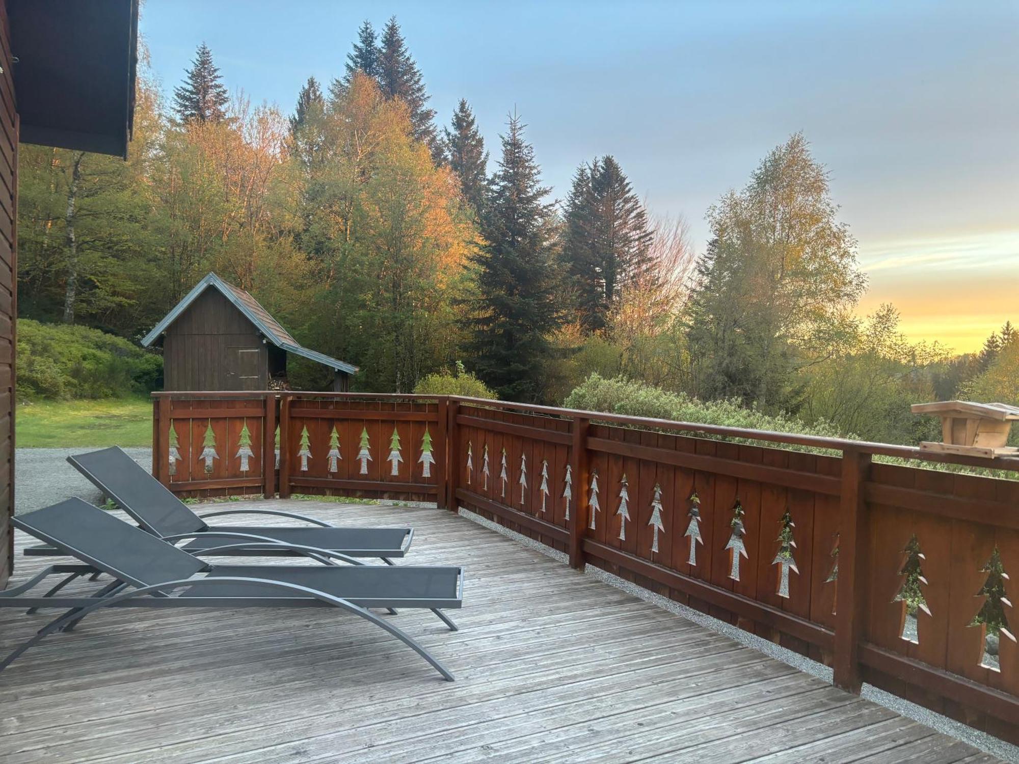 Chalet Avec Jacuzzi Prive, Vue Sur Les Vosges Belfahy Екстериор снимка