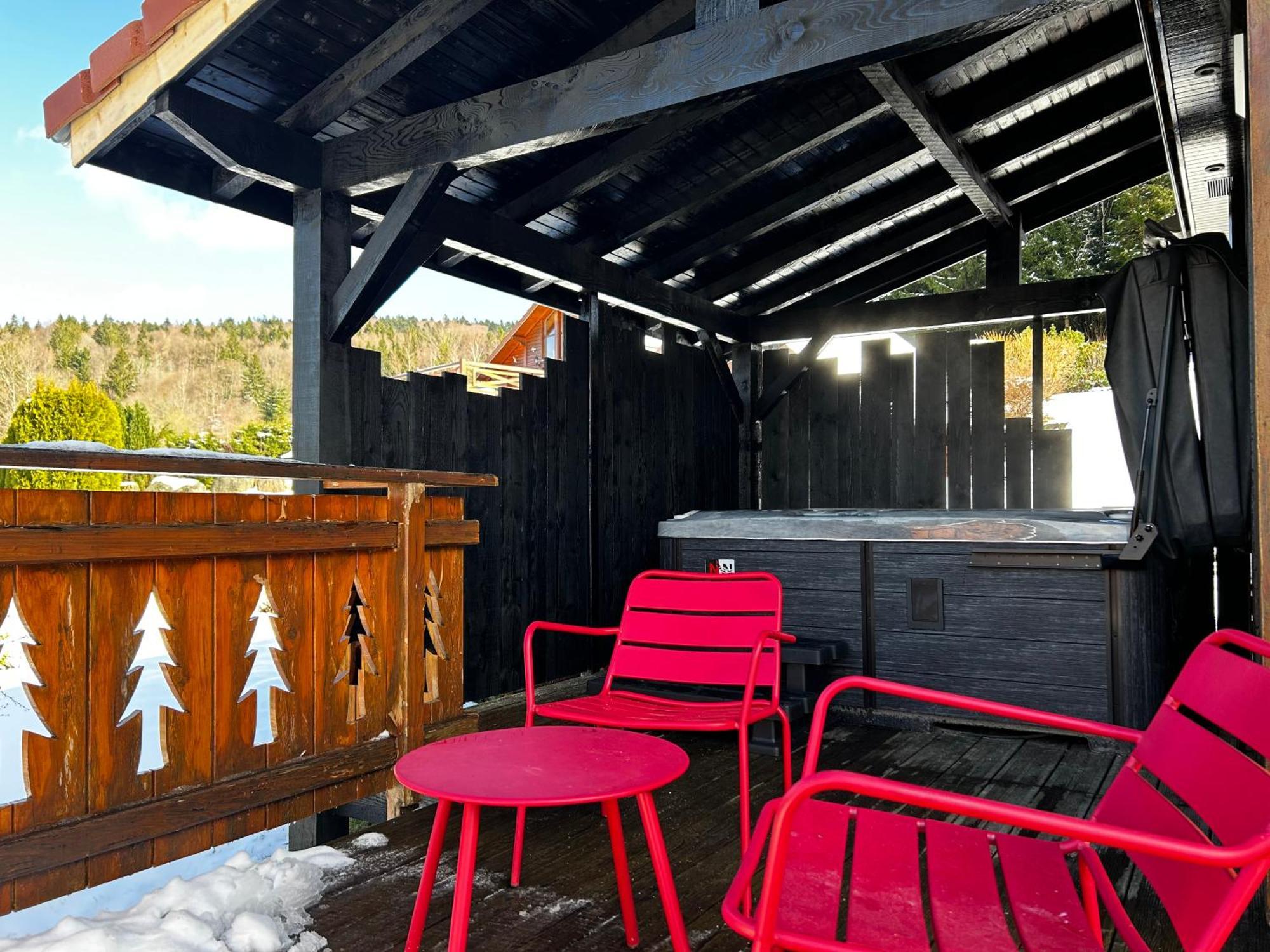 Chalet Avec Jacuzzi Prive, Vue Sur Les Vosges Belfahy Екстериор снимка